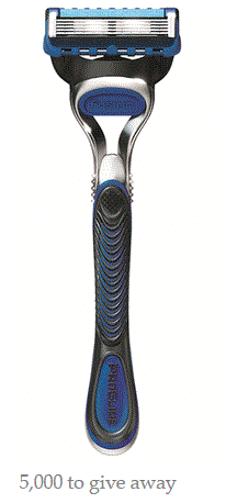 Free Gillette razor