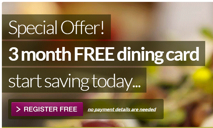 freebie 3 month trial of Gourmet Society