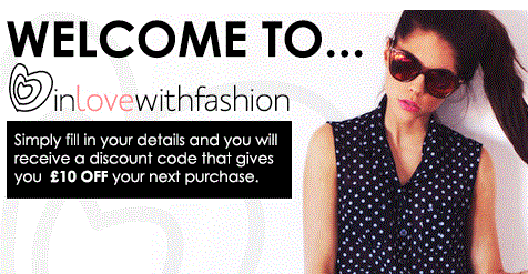 In Love With Fashion discount voucher