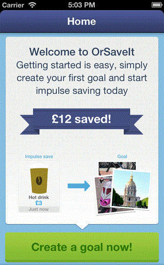 Save money on impulse spending with free OrSaveIt app