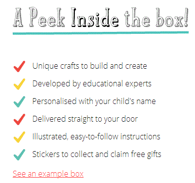 Free Toucan box full of educational projects for kids